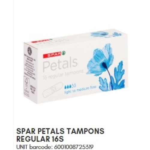 SPAR PETALS TAMPONS REGULAR 16' (RF)